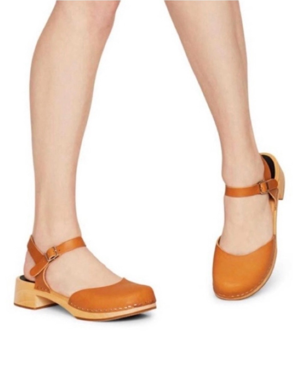 Swedish Hasbeens New Covered Low Clog Sandal Boho Retro Inspired EU 41 US 11